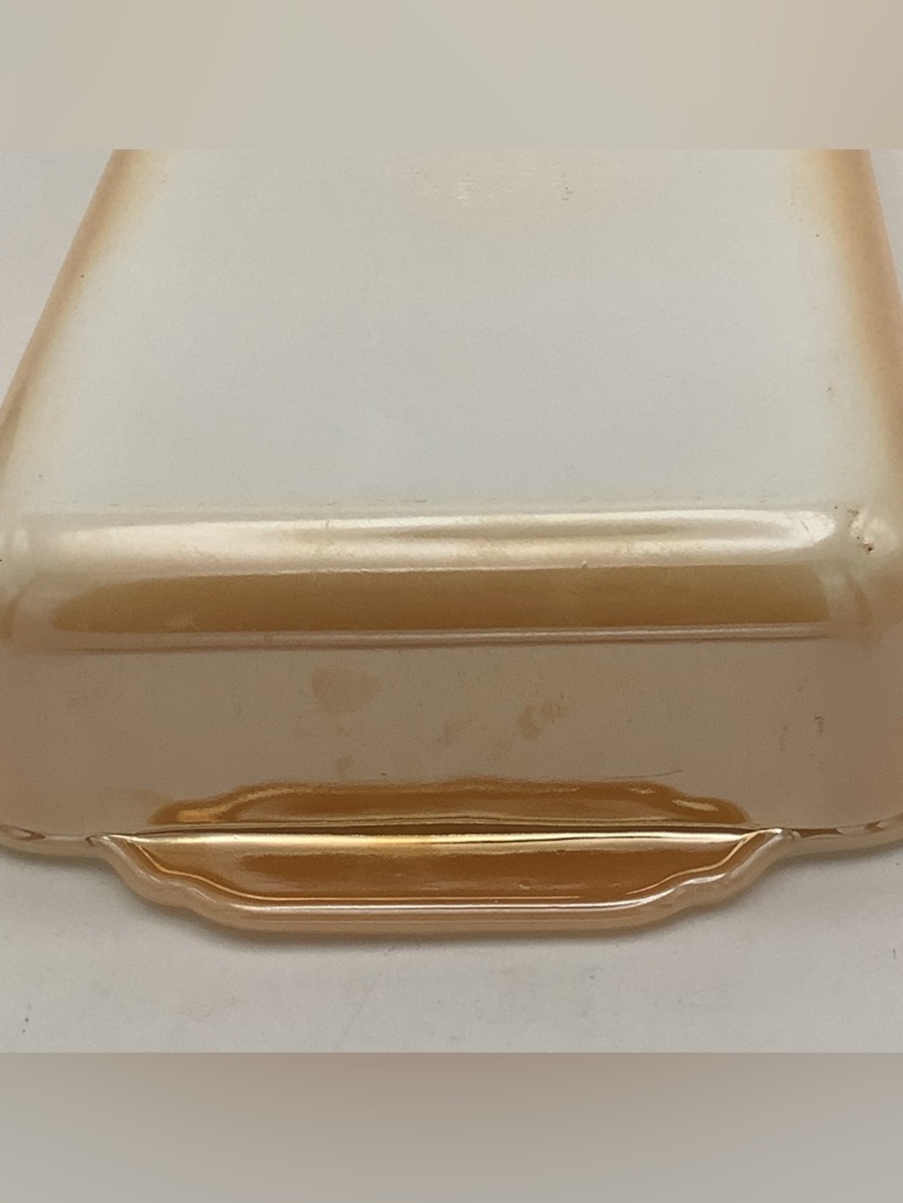 Vintage Fire King Copper Tint Rectangular Baking Dish - Picture 8 of 11